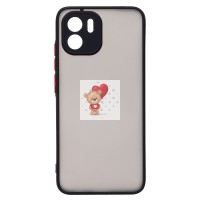 Чехол-накладка для Xiaomi Redmi A2 (черный/черный) - PC041