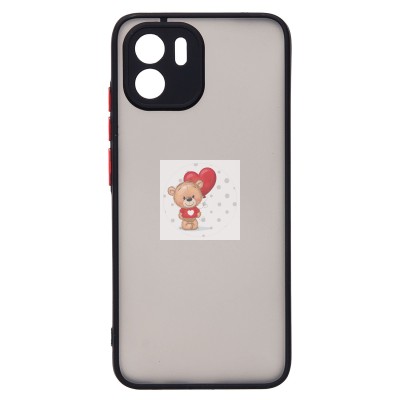 Чехол-накладка для Xiaomi Redmi A2 (черный/черный) - PC041