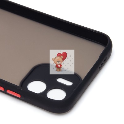 Чехол-накладка для Xiaomi Redmi A2 (черный/черный) - PC041