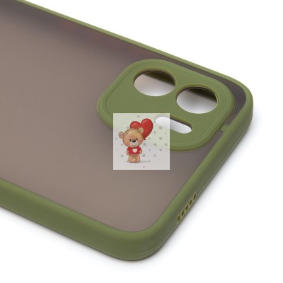 Чехол-накладка для Xiaomi Redmi A2 (мятный/черный) - PC041