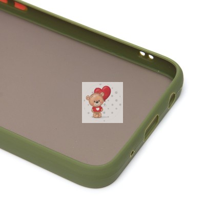 Чехол-накладка для Xiaomi Redmi A2 (мятный/черный) - PC041