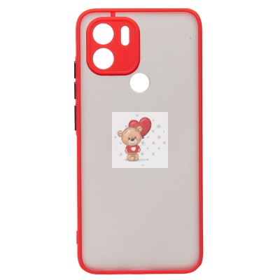 Чехол-накладка для Xiaomi Redmi A2+ (красный) - PC041