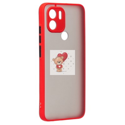 Чехол-накладка для Xiaomi Redmi A2+ (красный) - PC041