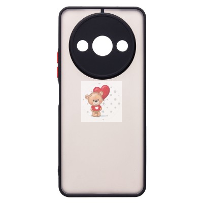 Чехол-накладка для Xiaomi Redmi A3 (черный) - PC041 Чехол-накладка для Xiaomi Redmi A3 (черный) - PC041