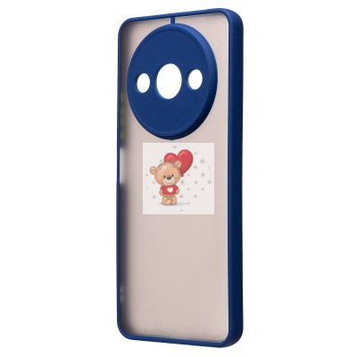 Чехол-накладка для Xiaomi Redmi A3 (темно-синий) - PC041