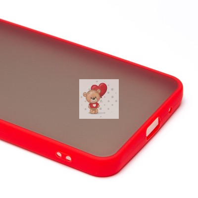 Чехол-накладка для Xiaomi Redmi A3 (красный) - PC041