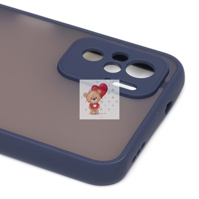 Чехол-накладка для Xiaomi Redmi Note 10S (темно-синий/черный) - PC041 Чехол-накладка для Xiaomi Redmi Note 10S (темно-синий/черный) - PC041