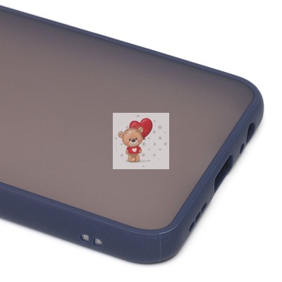 Чехол-накладка для Xiaomi Redmi Note 10S (темно-синий/черный) - PC041 Чехол-накладка для Xiaomi Redmi Note 10S (темно-синий/черный) - PC041