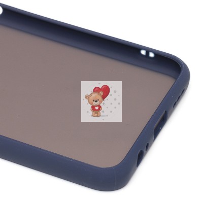 Чехол-накладка для Xiaomi Redmi Note 10S (темно-синий/черный) - PC041 Чехол-накладка для Xiaomi Redmi Note 10S (темно-синий/черный) - PC041