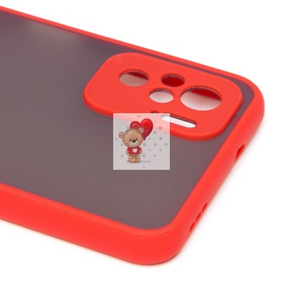 Чехол-накладка для Xiaomi Redmi Note 10S (красный/черный) - PC041 Чехол-накладка для Xiaomi Redmi Note 10S (красный/черный) - PC041