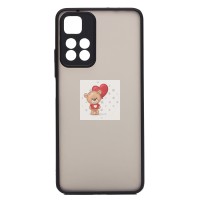 Чехол-накладка для Xiaomi Redmi Note 11 Pro CN (черный/черный) - PC041