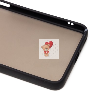 Чехол-накладка для Xiaomi Redmi Note 11 Pro CN (черный/черный) - PC041