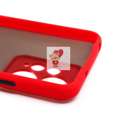 Чехол-накладка для Xiaomi Redmi Note 12 4G (красный) - PC041