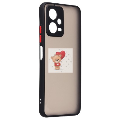 Чехол-накладка для Xiaomi Redmi Note 12 5G Global (черный) - PC041