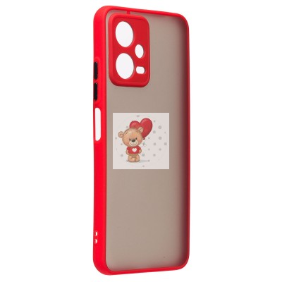 Чехол-накладка для Xiaomi Redmi Note 12 5G Global (красный) - PC041