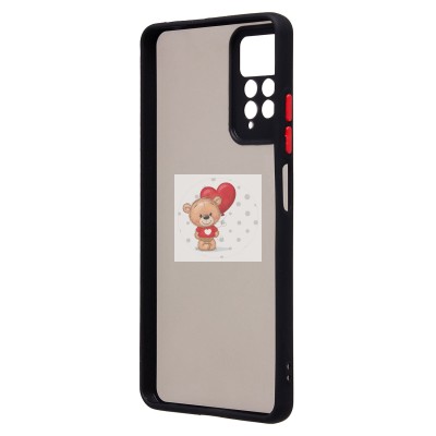 Чехол-накладка для Xiaomi Redmi Note 12 Pro 4G (черный) - PC041