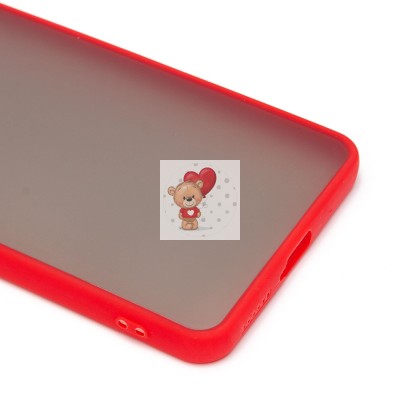 Чехол-накладка для Xiaomi Redmi Note 12 Pro 4G (красный) - PC041