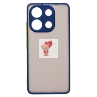 Чехол-накладка для Xiaomi Redmi Note 13 4G Global (темно-синий) - PC041 Чехол-накладка для Xiaomi Redmi Note 13 4G Global (темно-синий) - PC041