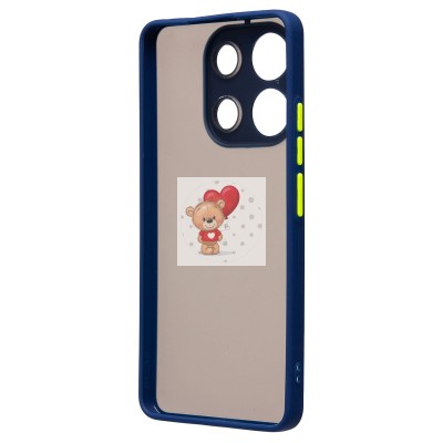 Чехол-накладка для Xiaomi Redmi Note 13 4G Global (темно-синий) - PC041 Чехол-накладка для Xiaomi Redmi Note 13 4G Global (темно-синий) - PC041