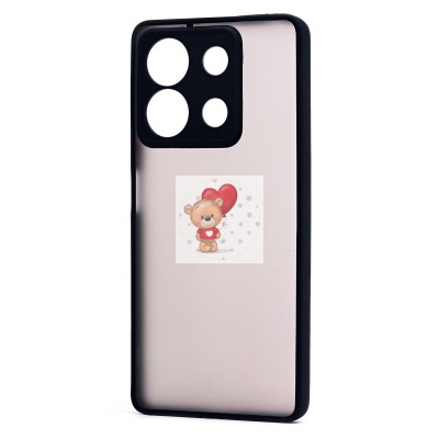Чехол-накладка для Xiaomi Redmi Note 13 5G Global (черный) - PC041