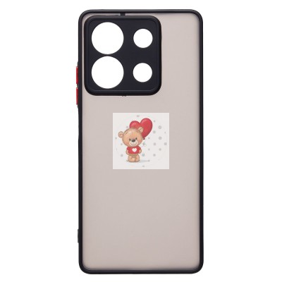 Чехол-накладка для Xiaomi Redmi Note 13 5G Global (черный) - PC041