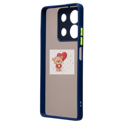 Чехол-накладка для Xiaomi Redmi Note 13 5G Global (темно-синий) - PC041