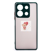 Чехол-накладка для Xiaomi Redmi Note 13 5G Global (темно-зеленый) - PC041