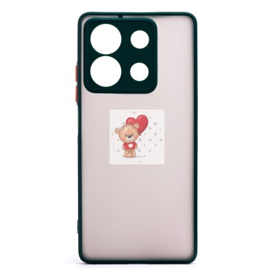 Чехол-накладка для Xiaomi Redmi Note 13 5G Global (темно-зеленый) - PC041