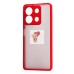 Чехол-накладка для Xiaomi Redmi Note 13 5G Global (красный) - PC041