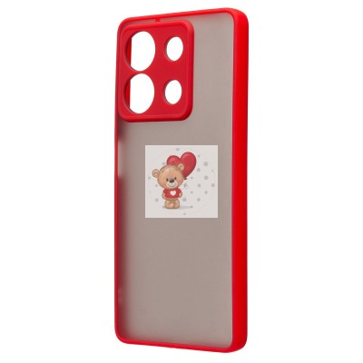 Чехол-накладка для Xiaomi Redmi Note 13 5G Global (красный) - PC041