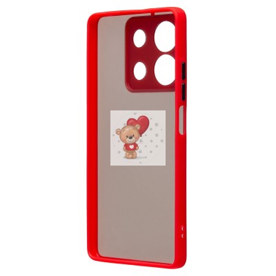 Чехол-накладка для Xiaomi Redmi Note 13 5G Global (красный) - PC041