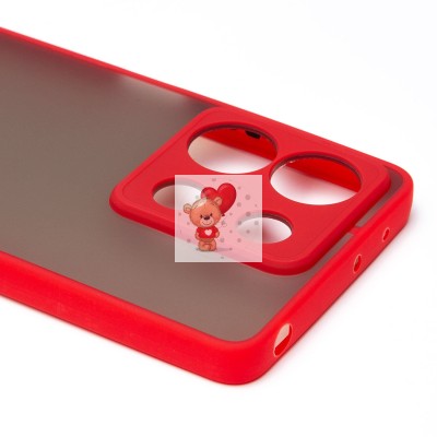 Чехол-накладка для Xiaomi Redmi Note 13 5G Global (красный) - PC041