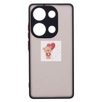 Чехол-накладка для Xiaomi Redmi Note 13 Pro 4G Global (черный) - PC041