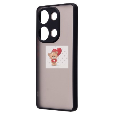 Чехол-накладка для Xiaomi Redmi Note 13 Pro 4G Global (черный) - PC041