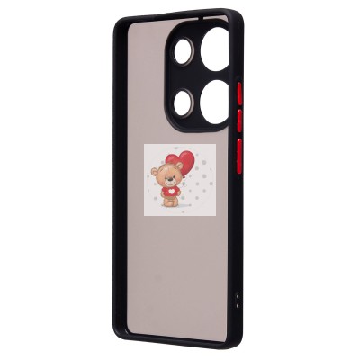 Чехол-накладка для Xiaomi Redmi Note 13 Pro 4G Global (черный) - PC041