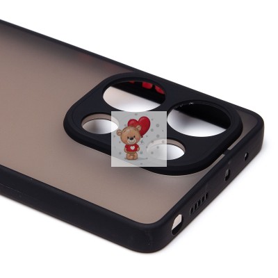 Чехол-накладка для Xiaomi Redmi Note 13 Pro 4G Global (черный) - PC041