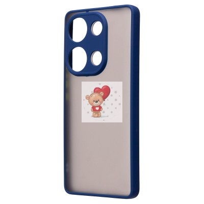 Чехол-накладка для Xiaomi Redmi Note 13 Pro 4G Global (темно-синий) - PC041