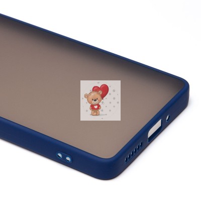 Чехол-накладка для Xiaomi Redmi Note 13 Pro 4G Global (темно-синий) - PC041