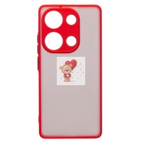 Чехол-накладка для Xiaomi Redmi Note 13 Pro 4G Global (красный) - PC041