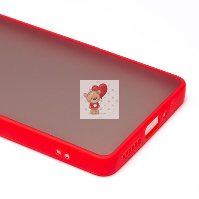 Чехол-накладка для Xiaomi Redmi Note 13 Pro 4G Global (красный) - PC041