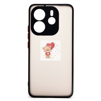 Чехол-накладка для Xiaomi Redmi Note 14 4G (черный) - PC041