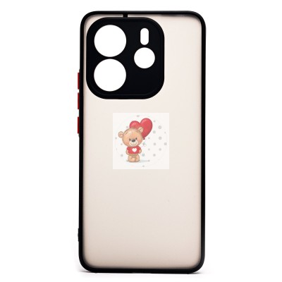 Чехол-накладка для Xiaomi Redmi Note 14 4G (черный) - PC041 Чехол-накладка для Xiaomi Redmi Note 14 4G (черный) - PC041