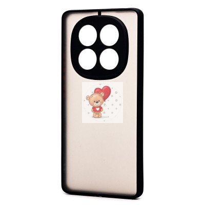 Чехол-накладка для Xiaomi Redmi Note 14 Pro 4G (черный) - PC041