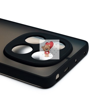 Чехол-накладка для Xiaomi Redmi Note 14 Pro 4G (черный) - PC041