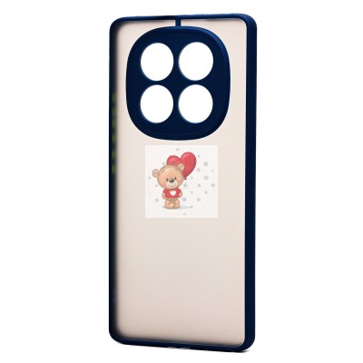 Чехол-накладка для Xiaomi Redmi Note 14 Pro 4G (темно-синий) - PC041