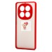 Чехол-накладка для Xiaomi Redmi Note 14 Pro 4G (красный) - PC041