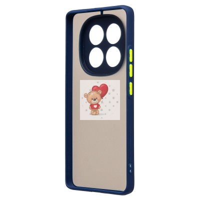 Чехол-накладка для Xiaomi Redmi Note 14 Pro 5G Global (темно-синий) - PC041