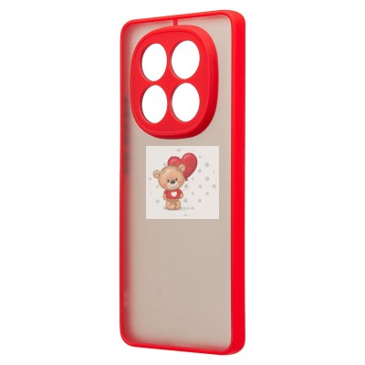 Чехол-накладка для Xiaomi Redmi Note 14 Pro 5G Global (красный) - PC041