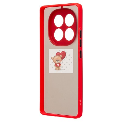 Чехол-накладка для Xiaomi Redmi Note 14 Pro 5G Global (красный) - PC041