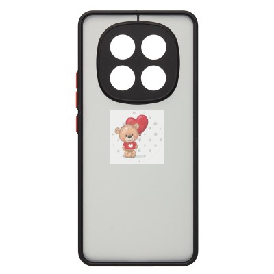 Чехол-накладка для Xiaomi Redmi Note 14 Pro+ (черный) - PC041